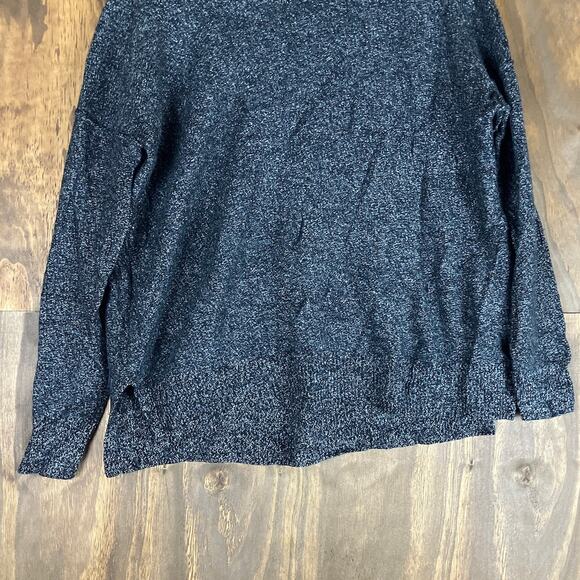 Athleta Womens Sweater Charcoal Crew Neck Pullover Wool Cashmere Blend XS - Picture 3 of 12